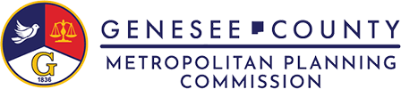 Logo Recognizing Behm and Behm's affiliation with Genesee County Metropolitan Planning Commission