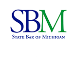 Logo Recognizing Behm and Behm's affiliation with Michigan State Bar